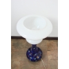 Vintage lampa ze szkła i porcelany styl Wallendorf